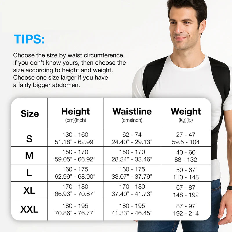 REDYTO UprightPro Adjustable Posture Corrector Belt.