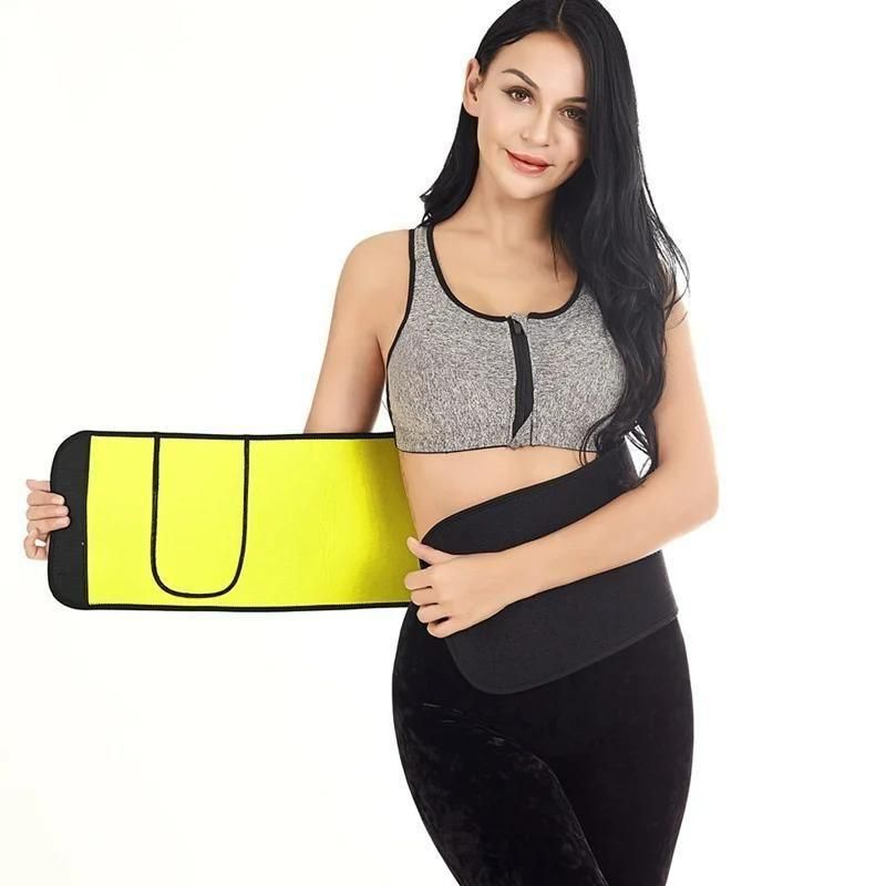 REDYTO Non-Tearable Tummy Trimmer Slimming Belt – Hot Body Shaper Sweat Belt