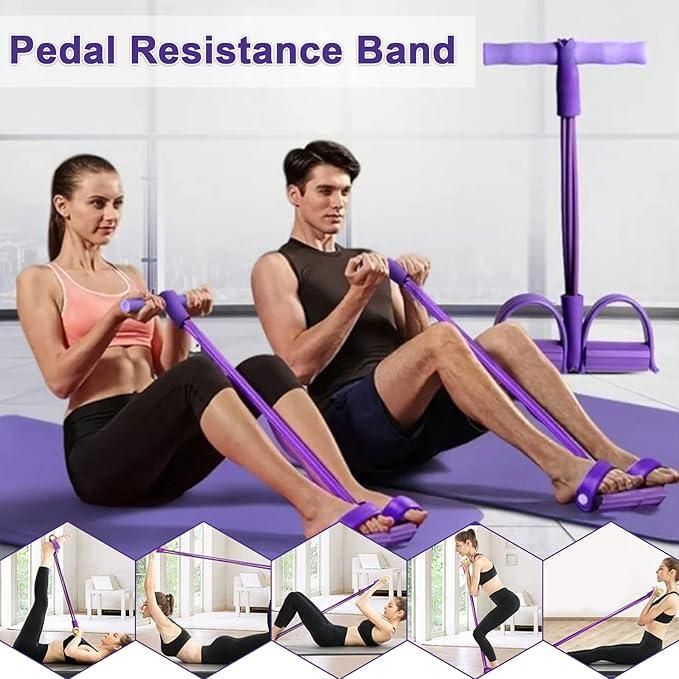 REDYTO Yoga Pedal Puller Resistance Band – All-in-One Fitness & Stretching Equipment