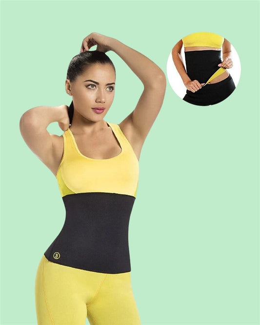 REDYTO Non-Tearable Tummy Trimmer Slimming Belt – Hot Body Shaper Sweat Belt